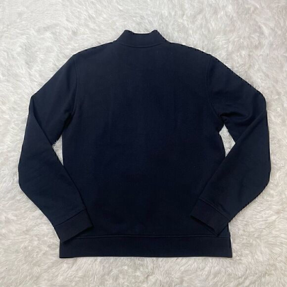 Ted Baker London Mens Small Wool Blend Plaid Full Zip Jacket Navy Blue Size 4 - Picture 10 of 10